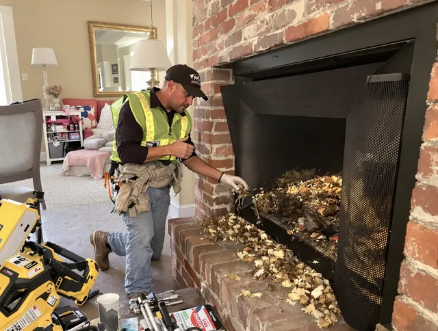 Safe screening installation by Griswold Chimney Sweep in Griswold, CT