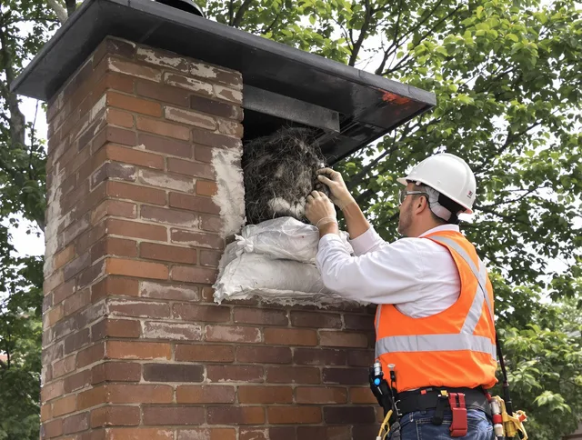 Humane removal of debris and animals by Griswold Chimney Sweep in Griswold, CT