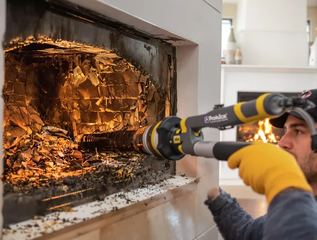 Professional chimney cleaning by Griswold Chimney Sweep in Griswold, CT