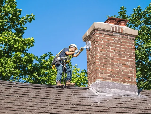 Griswold Chimney Sweep performing an inspection with advanced tools in Griswold, CT